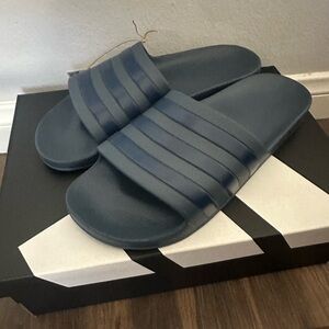 adidas Blue Slide Sandals